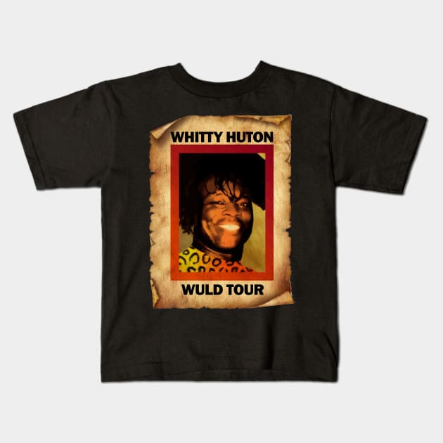 Whitty Huton Vintage Rare wuld tour Kids T-Shirt by kumurkumur